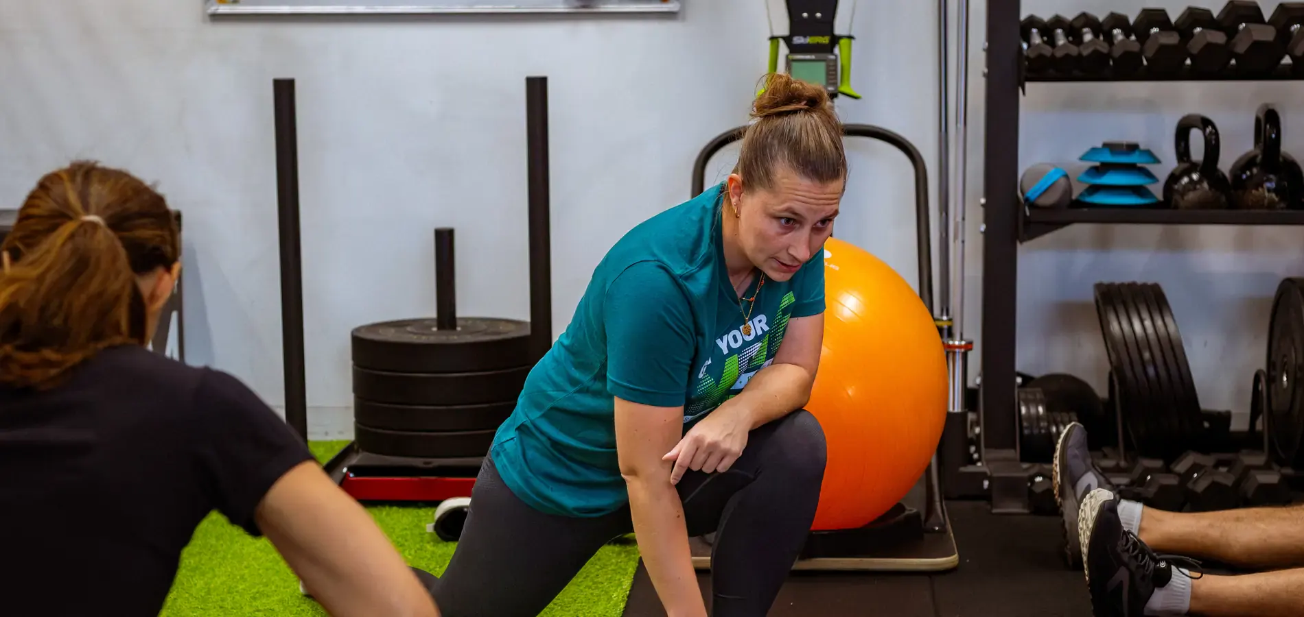 Coach Get Your Move montrant une fente pendant une séance au studio de Bourgoin-Jallieu